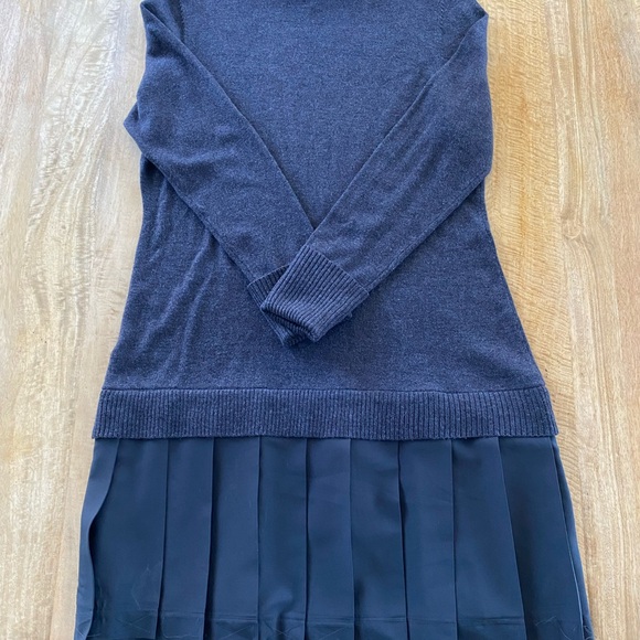 Soft Surroundings Black Chloe Pleated Turtleneck Sweater Dress Ps - Picture 5 of 11